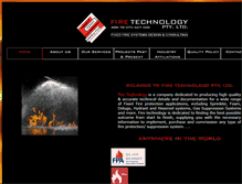 Tablet Screenshot of firetechnology.com.au